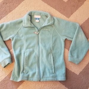Youth size 10/ 12 fleece. Teal Columbia